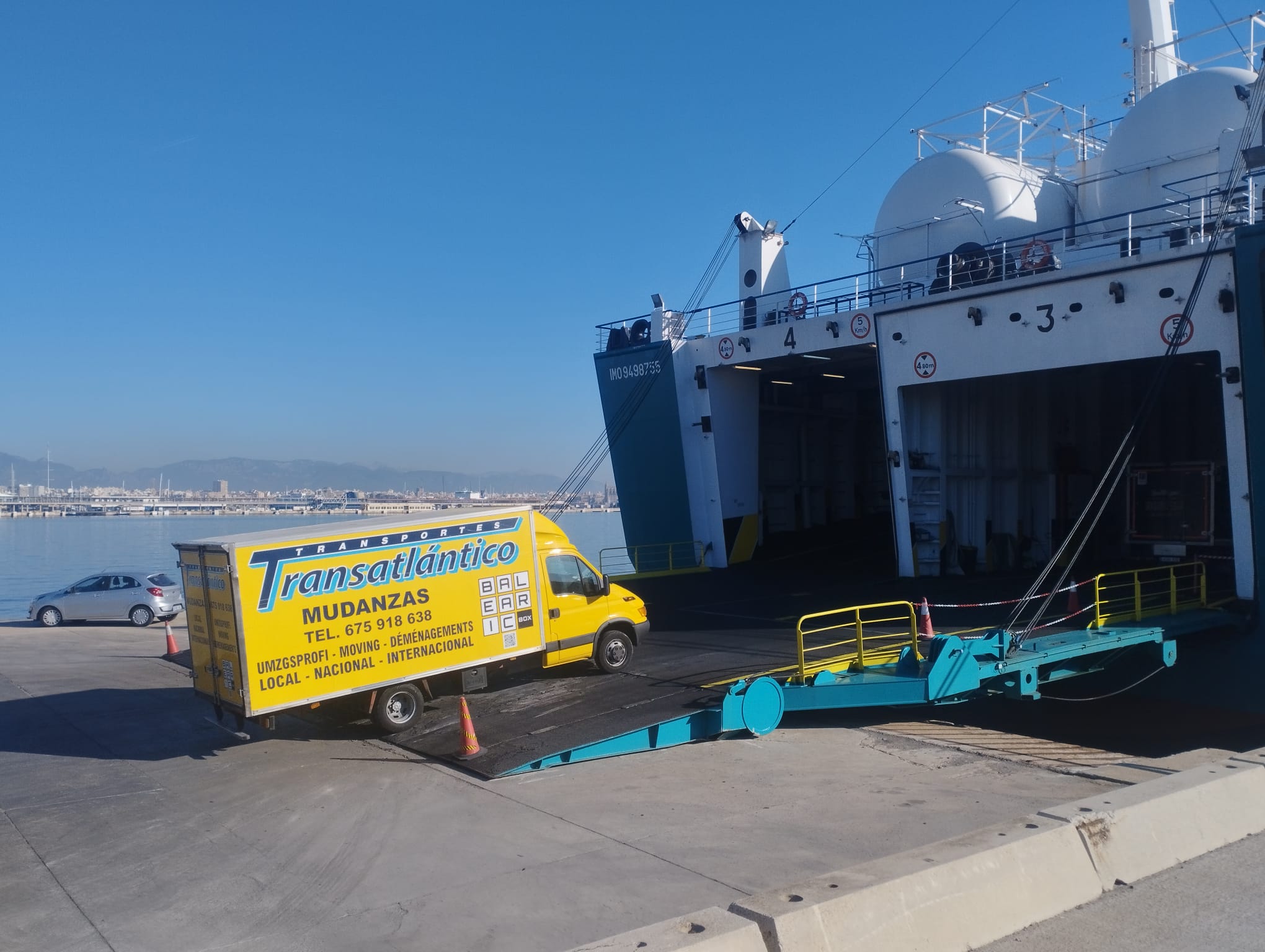 Removals to the peninsula Mudanzas de Palma de Mallorca a península