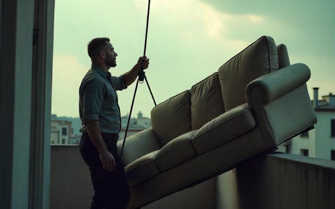 Cuánto cuesta subir un mueble por el balcón