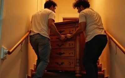 Cómo subir un mueble pesado por las escaleras en Palma