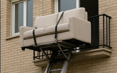 ¿Cuánto cuesta subir un sofá por el balcón?